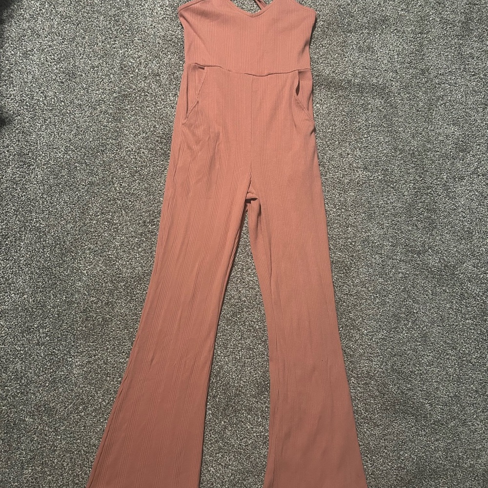 Aerie Women's Jumpsuit in Warm Clay